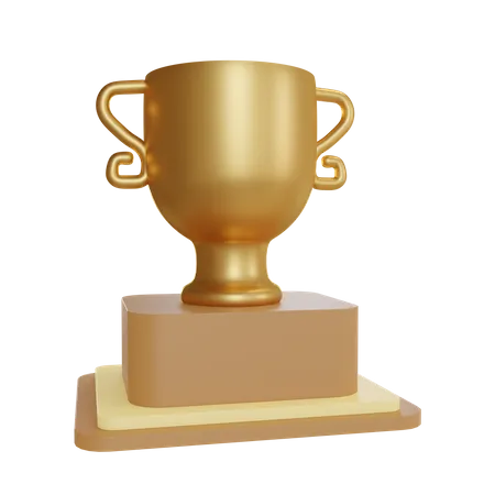 Trophy  3D Illustration