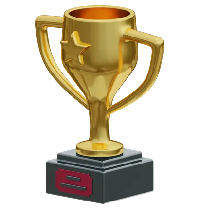 Trophy  3D Illustration