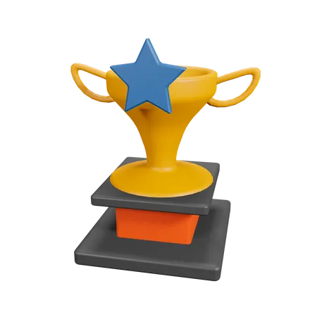 Trophy  3D Illustration