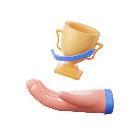 Trophy  3D Illustration