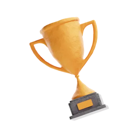 Trophy  3D Logo