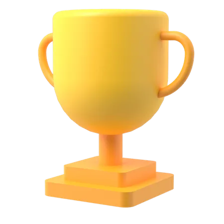 Trophy 3D Illustration