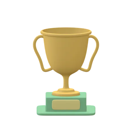 Business Trophy 3 D Icon 3D Icon