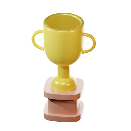 Trophy Education Icon 3D Icon