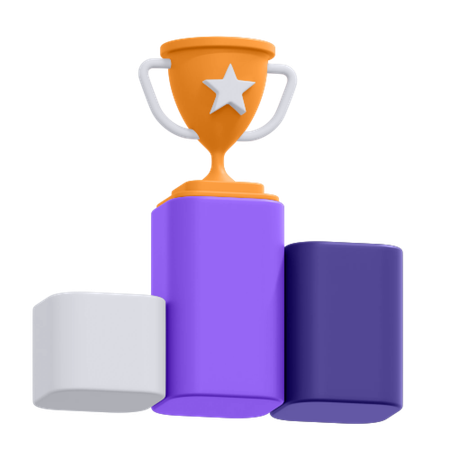 Trophy And Achievement  3D Icon