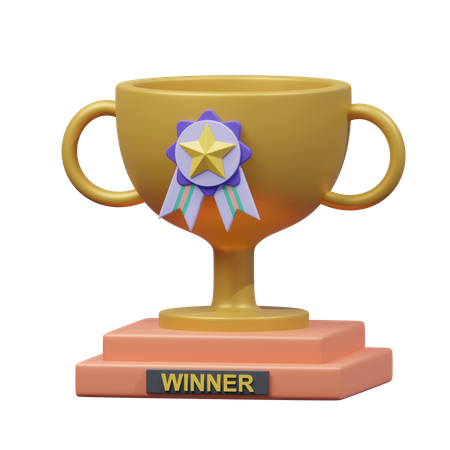 Trophy Award Achievement  3D Icon