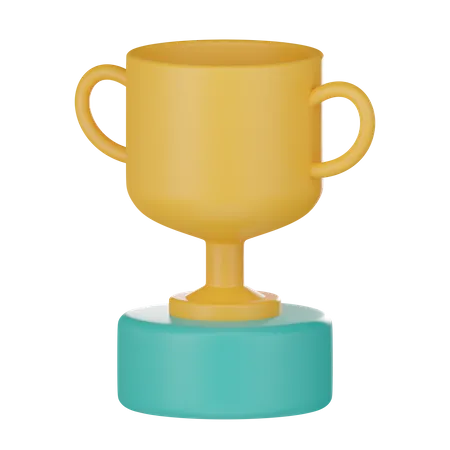 Trophy Cup 3 D Illustration 3D Icon