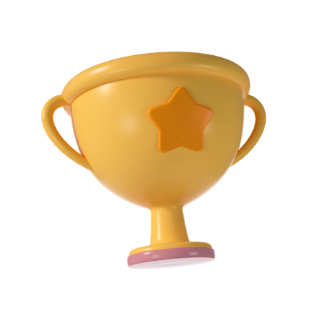 Trophy cup  3D Illustration