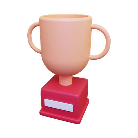 Trophy Cup  3D Illustration