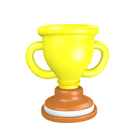 Trophy Cup  3D Illustration