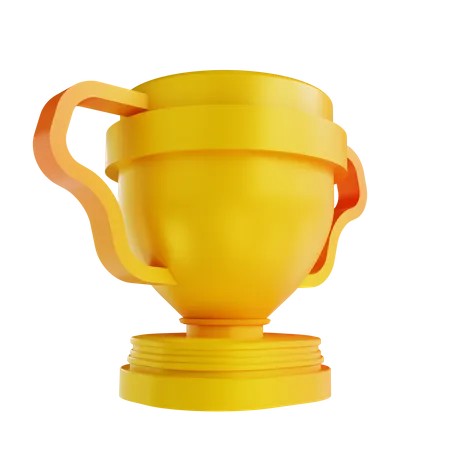 Trophy Cup 3D Illustration