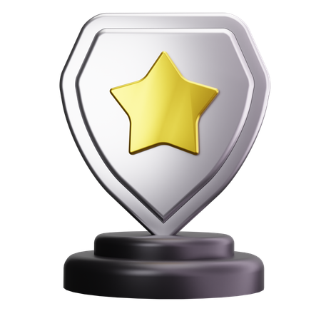 Trophy Star  3D Icon