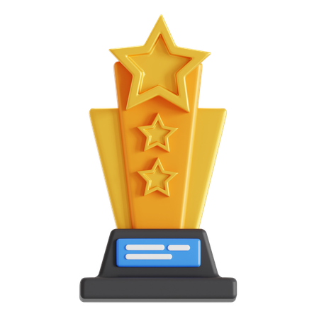 Trophy tall  3D Icon