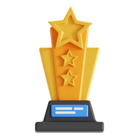 Trophy tall  3D Icon