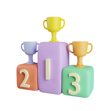Trophy winner  3D Icon
