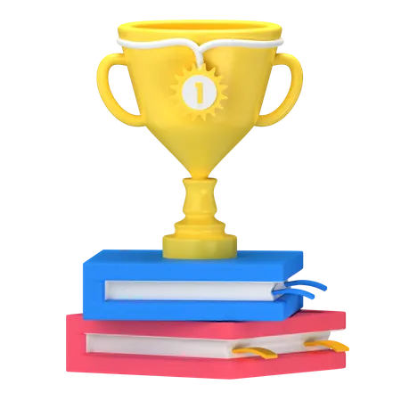 Trophy With Book