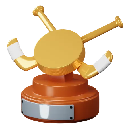 Troféu de hóquei no gelo  3D Icon