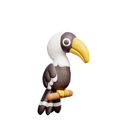 Tropical bird  3D Icon
