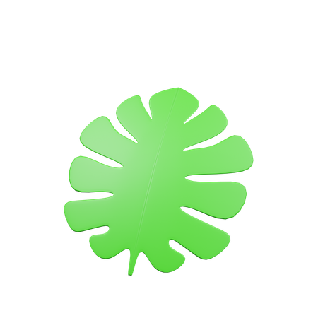 Tropical Leaf  3D Icon