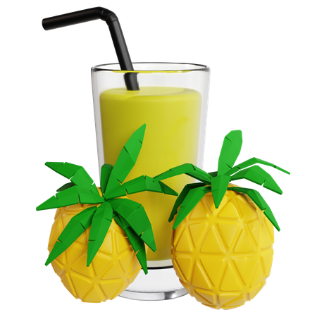 Tropical Pineapple Delight  3D Icon