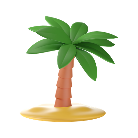 Tropical Tree  3D Icon