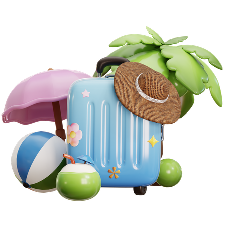 Tropical Vacation  3D Icon
