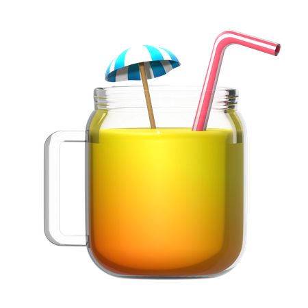 Tropisches Getränk  3D Icon