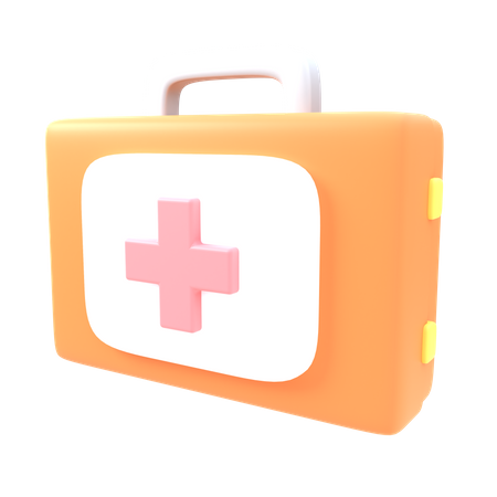 Trousse de premiers secours  3D Illustration