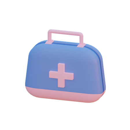 Trousse de premiers secours  3D Illustration