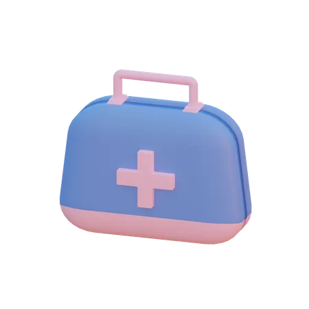 Trousse de premiers secours  3D Illustration