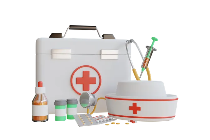 Trousse de premiers secours  3D Icon