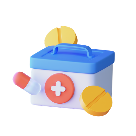 Trousse de premiers secours  3D Icon