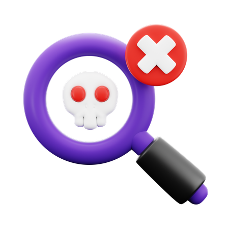 Trouver un cyber bug  3D Icon