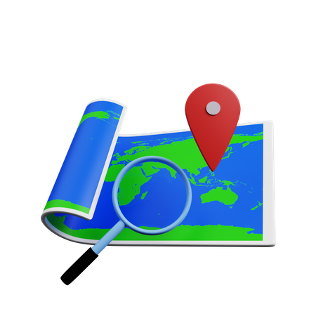 Trouver un emplacement  3D Icon