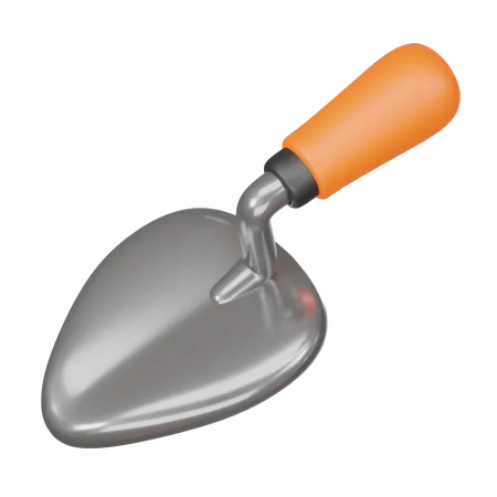Lute Trowel Tool 3 D Icon 3D Icon