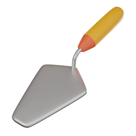 Trowel Symbol Of Craftsmanship And Building Perfect For Construction Engineering And Architectural Design Projects 3 D Render Illustration 3D Icon