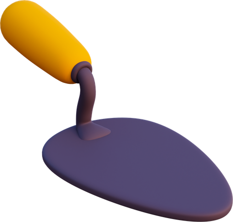 Trowel  3D Icon