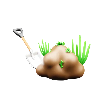 Trowel  3D Icon