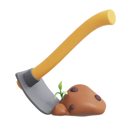 Trowel  3D Icon