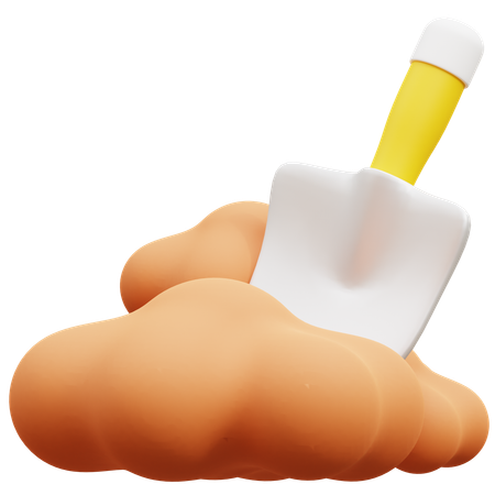 Trowel  3D Icon