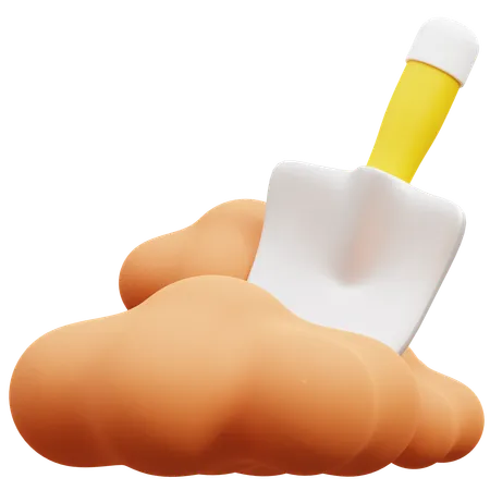 Trowel  3D Icon