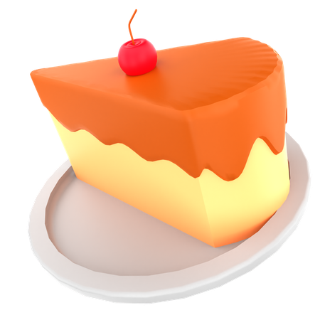 Pedazo de pastel  3D Icon