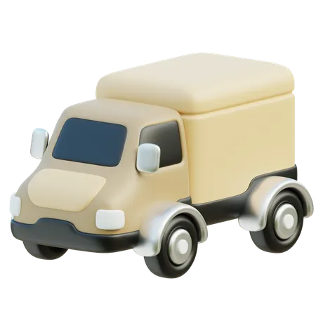 3 D Truck Vehicle Icon 3D Icon