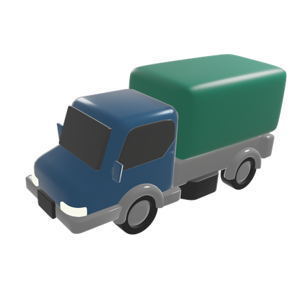 트럭  3D Icon