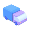 3d truck emoji