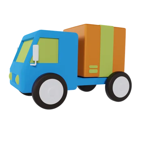 Delivery Truck Car 3D Icon