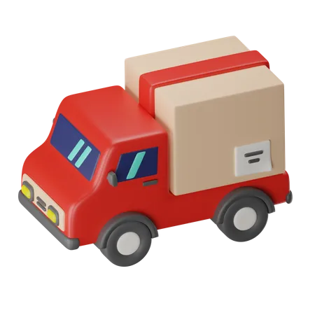 Truck delivery  3D Icon