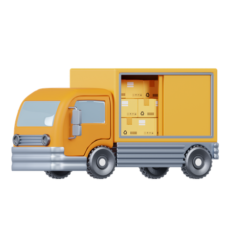 Truck Delivery  3D Icon