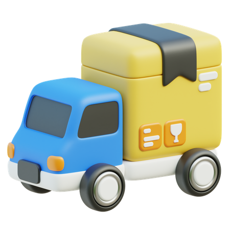 Truck Delivery  3D Icon