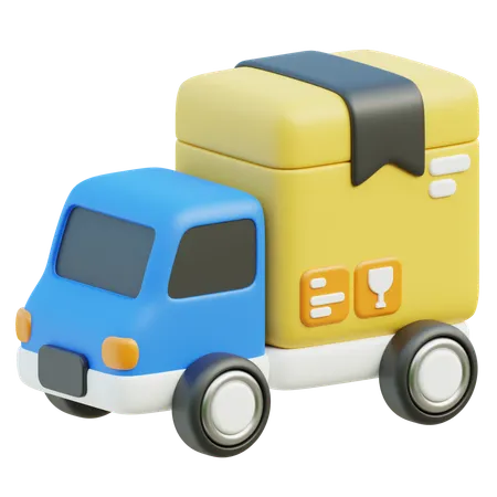 Truck Delivery  3D Icon